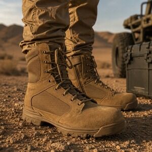 Bates Mens Tac Sport 8" Zip-up Tactical Boot Size 10 NWT Combat Military EDC